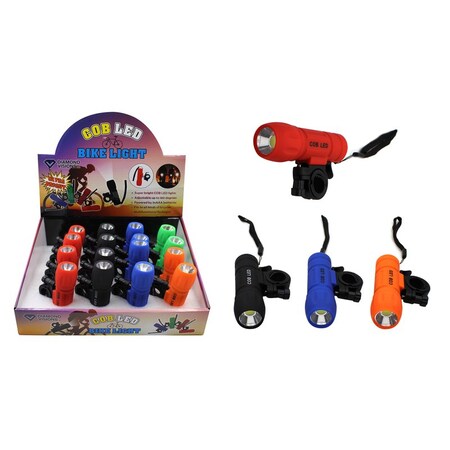 Diamond Visions Diamond Visions Bicycle LED Flashlight Plastic 1 pk LED-0166